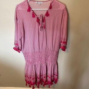 Pink fun cruise dress medium